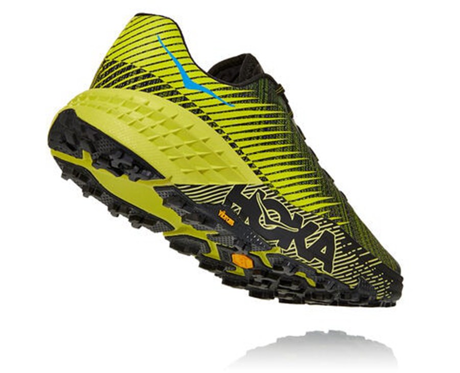 Hoka One One Trail Schoenen Dames - Evo Speedgoat - Zwart/Groen - VP4852791